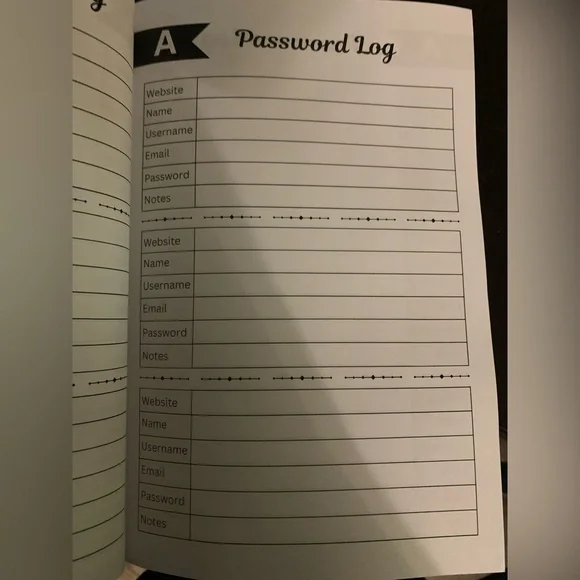 Password Book - Picture 2 of 2